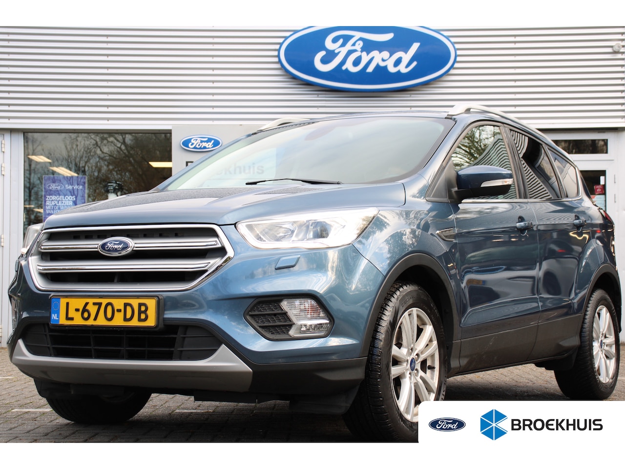 Ford Kuga - 1.5 EB TITANIUM | UNIEKE KM! | DEALER OH! | WINTERPACK | CRUISE | CLIMA | ALL SEASON | TRE - AutoWereld.nl