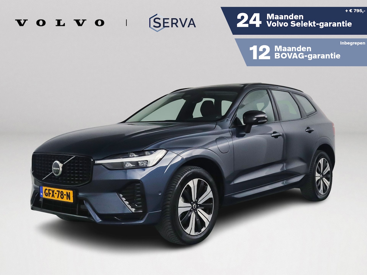 Volvo XC60 - T6 Plug-in hybrid AWD Plus Dark | Panoramadak | 360° camera | Stoel- en Stuurverwarming | - AutoWereld.nl