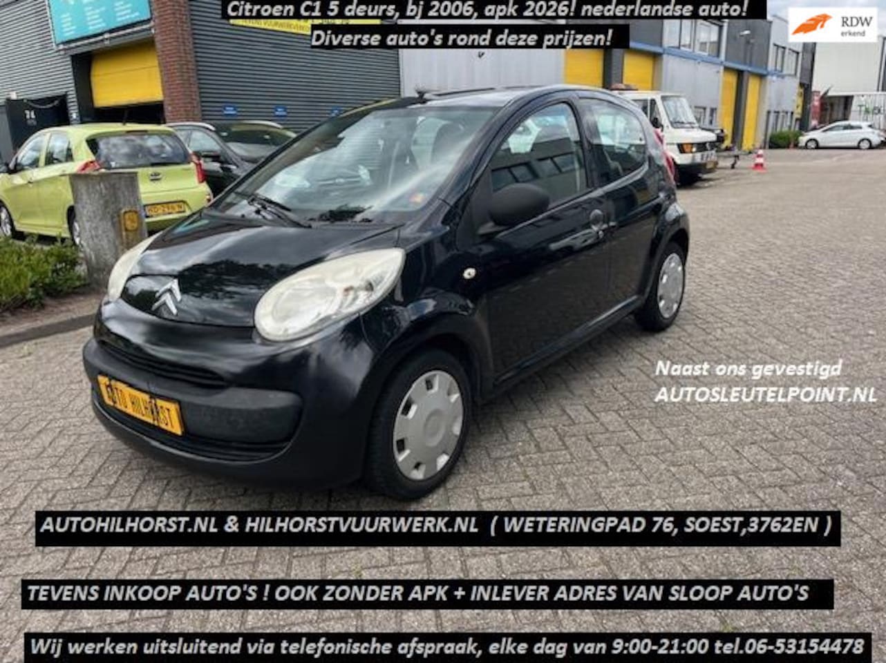 Citroën C1 - 1.0-12V leuke Nederlandse Auto's , zie onze foto's , - AutoWereld.nl