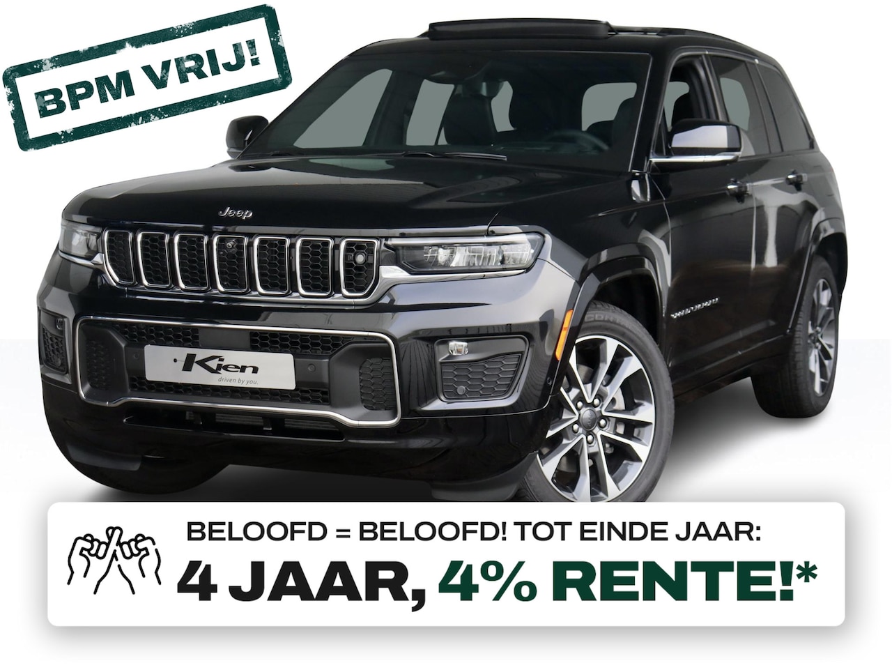 Jeep Grand Cherokee - 3.6 Overland | VAN | Massage | Luchtvering | Pano | Passenger screen | ACC | Stoel- & stuu - AutoWereld.nl