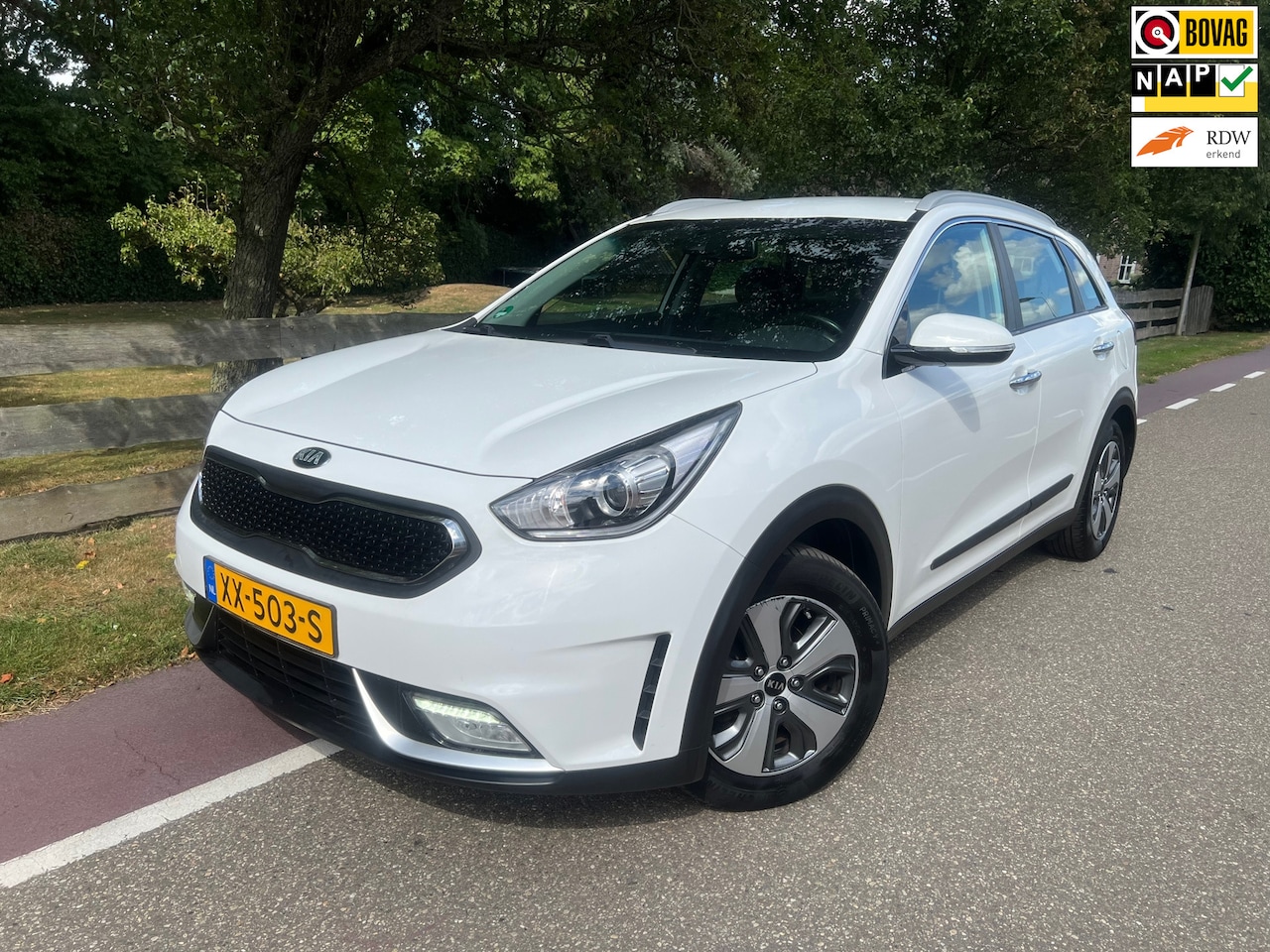 Kia Niro - 1.6 GDi Hybrid DynamicLine 141 PK Camera Navi Trekhaak - AutoWereld.nl