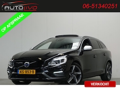 Volvo V60 - 2.4 D5 Twin Engine R-Design BOM VOL HARMAN/KARDON DAK LEER BLIS XENON TREKHAAK etc
