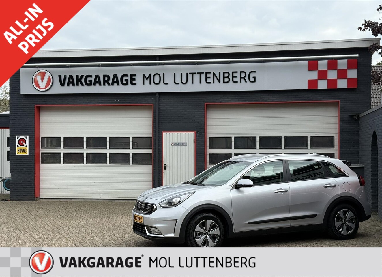Kia Niro - 1.6 GDi Hybrid 141pk DCT6 DynamicLine, TREKHAAK, 1E EIGENAAR, NL-AUTO - AutoWereld.nl