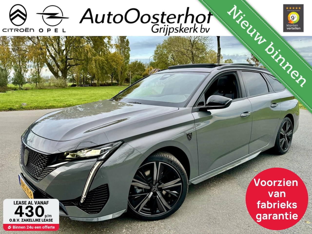 Peugeot 308 SW - 136pk Hybrid e-DCS6 GT+Pano Rijklaar - AutoWereld.nl