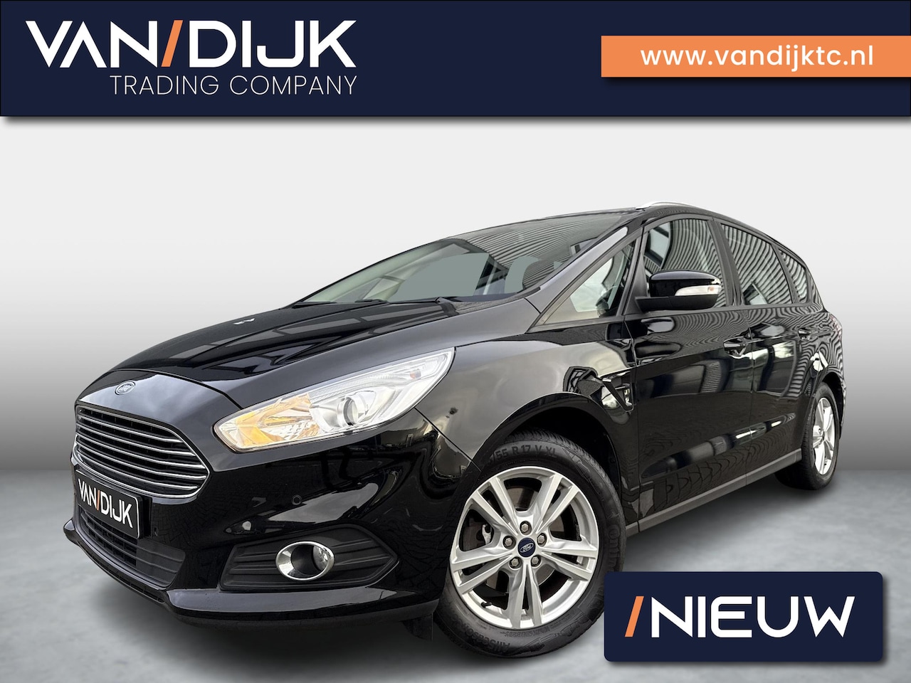 Ford S-Max - 1.5 Trend 160PK ✓Navigatie ✓DAB+ ✓Climate ✓Cruise ✓Parkeersensoren ✓Parkeerhulp ✓Lichtmeta - AutoWereld.nl