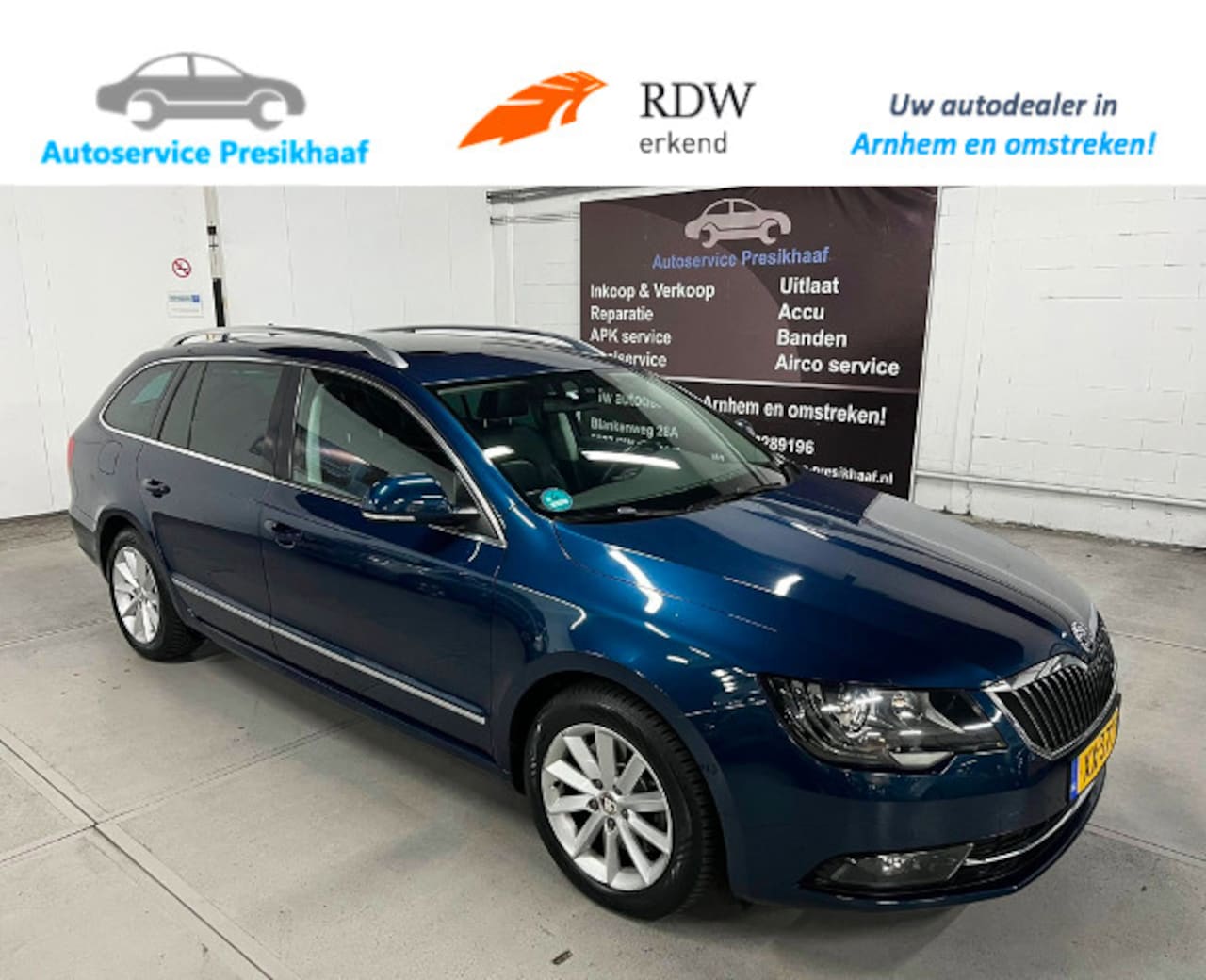 Skoda Superb Combi - 1.6 TDI Sprint Pro VOL-LEDER / SCHUIFDAK - AutoWereld.nl