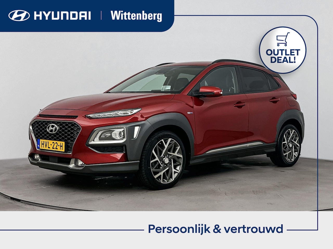 Hyundai Kona - 1.6 GDI HEV FASHION DESIGN | OUTLETDEAL! | 18'' LM VELGEN | PRIVACY GLASS | DAKRAILING | C - AutoWereld.nl