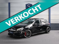 Mercedes-Benz A-klasse - AMG 45 4MATIC 381+PK FACELIFT/LED/SFEER/PANO/HALF LEER+S.VERWARMING/19" LMV/PDC/CRUISE/12