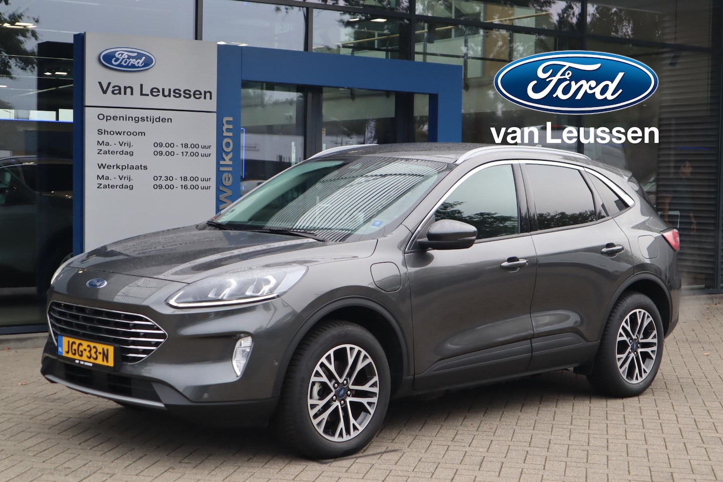 Ford Kuga - 2.5 PHEV TITANIUM-X B&O-AUDIO HEAD-UP BLISS 18"LMV ALL-SEASON WINTERPACK EL-ACHTERKLEP 4-J - AutoWereld.nl