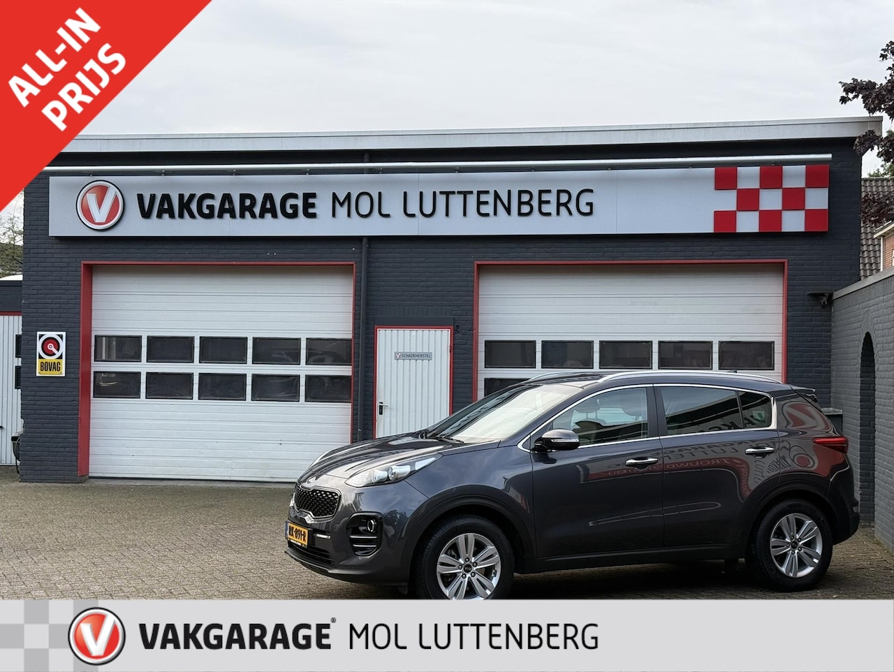 Kia Sportage - 1.6 GDI DynamicLine 1.6 GDi 132pk DynamicLine, LEDEREN BEKLEDING, TREKHAAK, APPLE CARPLAY, STOELVERW. A.U.R.CA - AutoWereld.nl