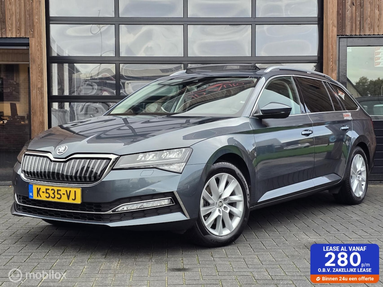 Skoda Superb Combi - 1.4TSI iV 218PK PANO ACC VIRTUAL LED CAMERA - AutoWereld.nl