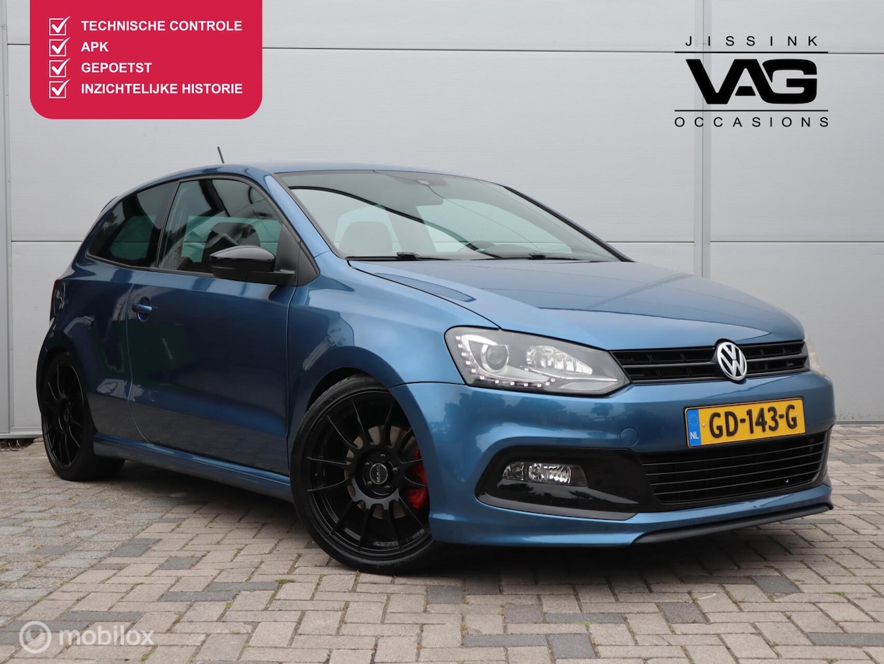 Volkswagen Polo - 1.4 TSI BlueGT Alcantara CarPlay LED PDC Cruise - AutoWereld.nl