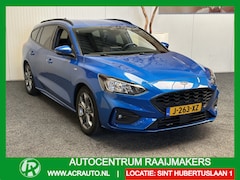 Ford Focus Wagon - 1.0 ECOBOOST HYBRID ST LINE X BUSINESS ZWART LEDER NAVIGATIE KEYLESS ENTRY 17 INCH LM VELG