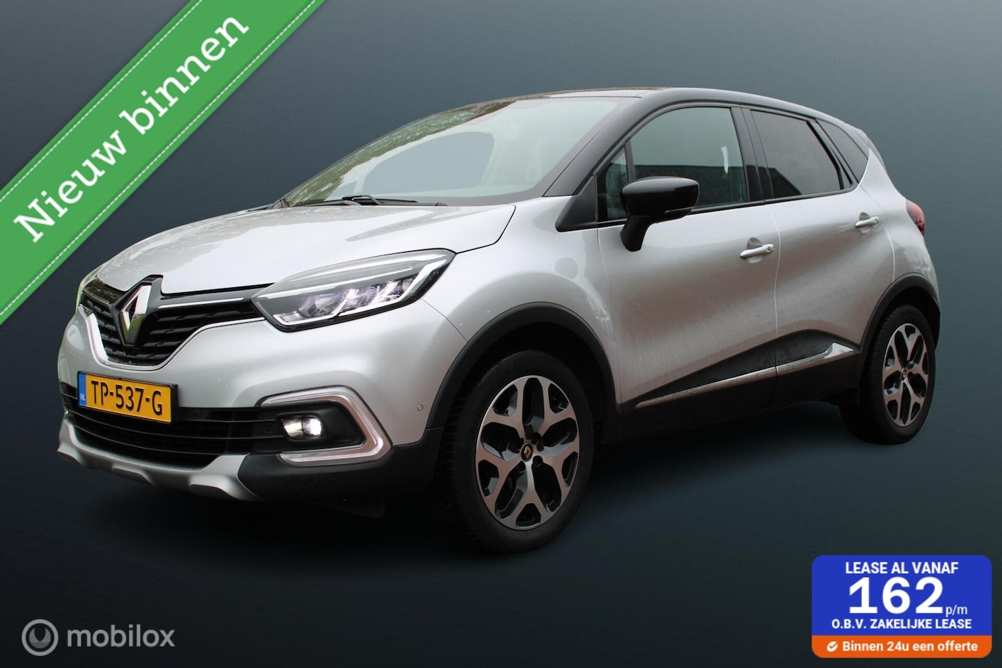 Renault Captur - 0.9 TCe Intens 0.9 TCe Intens, Voor/achter PDC + Camera, Navi, Cruise, Full Led, Clima, Donkerglas, 17 In - AutoWereld.nl