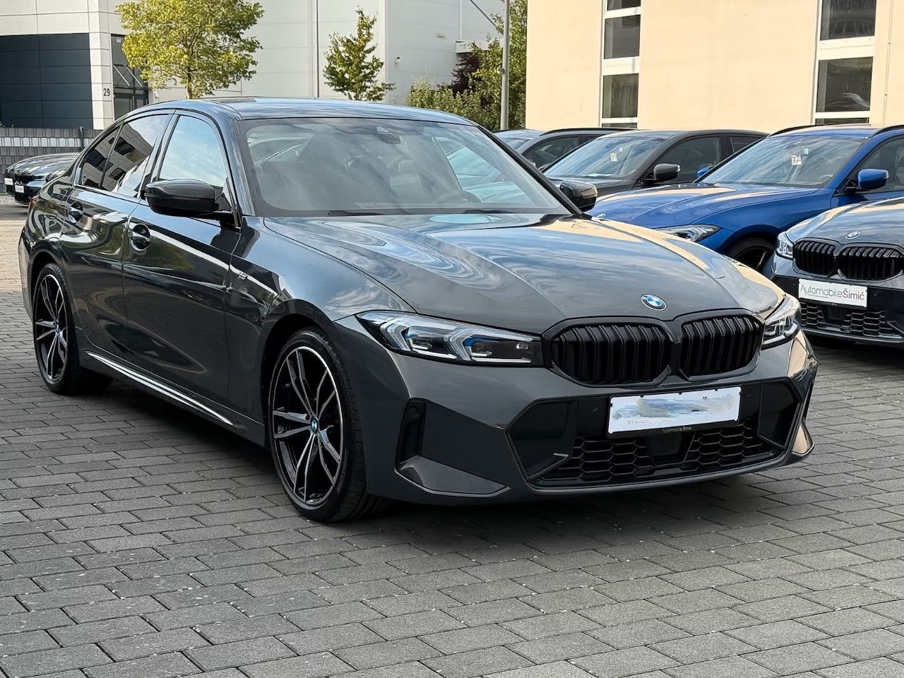 BMW 3-serie - 320d xDrive M-SPORT ** LED, NAVI+, HALF-LEDER, HuD, ACC, 19-inch LMV, DRAVIT GRAU ** 1e EI - AutoWereld.nl