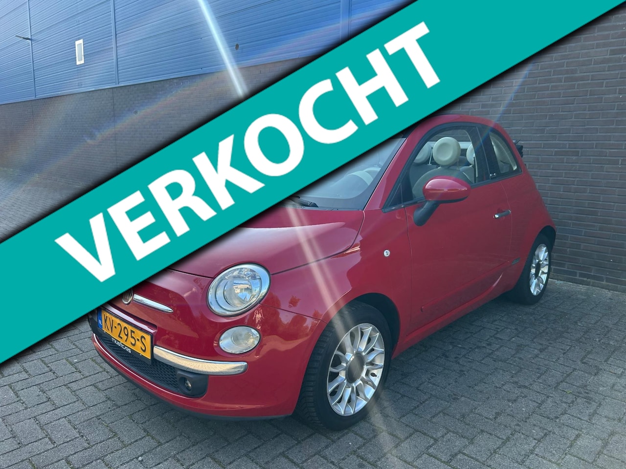 Fiat 500 C - | Parkeersensoren | Airco | 15” LM Velgen | Elektrische Ramen & Spiegels | Mistlampen | Mu - AutoWereld.nl
