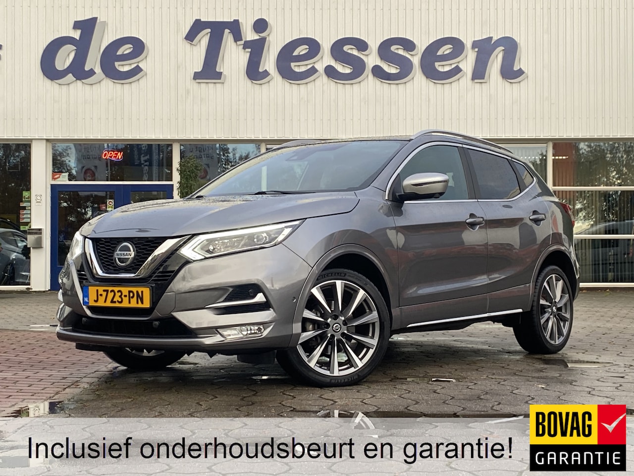 Nissan Qashqai - 1.3 DIG-T Tekna Automaat, Pano, 360º Camera, BOSE, Rijklaar met beurt & garantie! - AutoWereld.nl