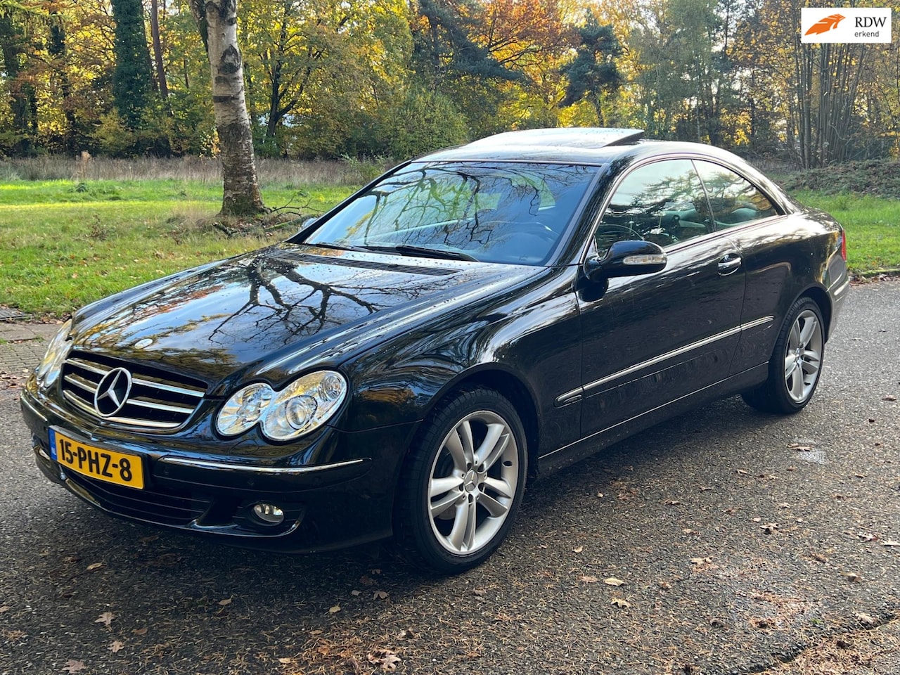 Mercedes-Benz CLK-klasse Coupé - 220 CDI Automaat Avantgarde 2006 Zwart Zeldzaam - AutoWereld.nl