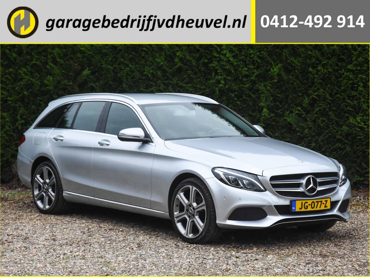 Mercedes-Benz C-klasse Estate - 180 Ambition automaat / trekhaak / navigatie / 19 inch velgen / cruise control / half leer - AutoWereld.nl