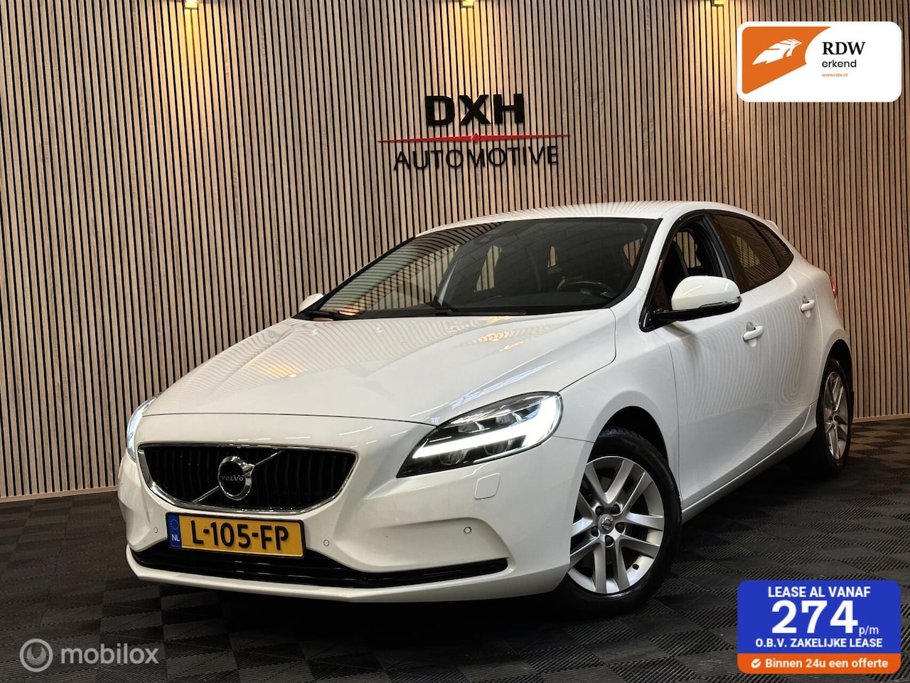 Volvo V40 - 2.0 T3 153pk Inscription LED CAMERA NAVI STOELVERW - AutoWereld.nl