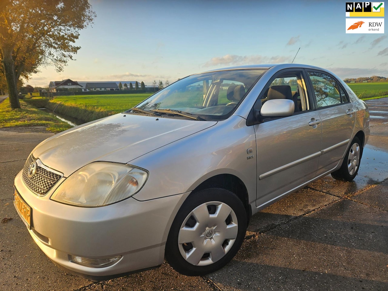 Toyota Corolla - 1.6 VVT-i Linea Sol/ clima/ sedan/ 128.000 km orgineel - AutoWereld.nl