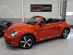 Volkswagen Beetle Cabriolet - 1.2 TSI Club Xenon Fender Airco-ecc Navigatie App Connect Stoelverwarming PDC Boekjes Lage