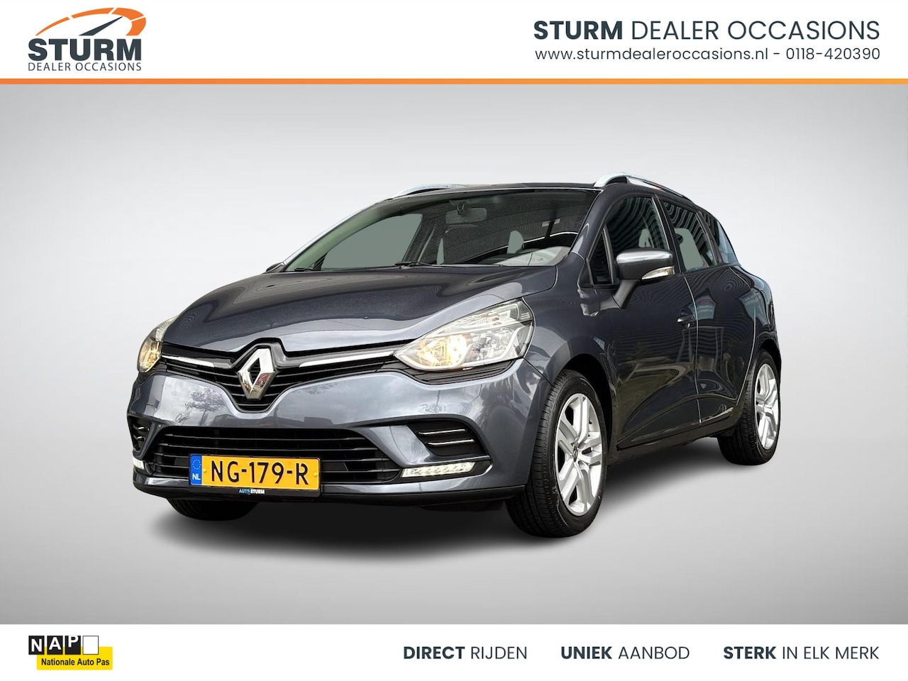 Renault Clio Estate - 0.9 TCe Zen | Trekhaak | Navigatie | Cruise Control | Airco | Bluetooth Tel. | DAB Radio | - AutoWereld.nl