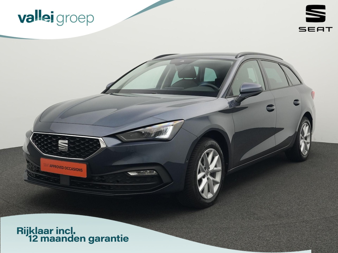 SEAT Leon Sportstourer - 1.0 eTSI 110 pk DSG Style Business Intense | LED koplampen | Trekhaak | Achteruitrijcamera - AutoWereld.nl