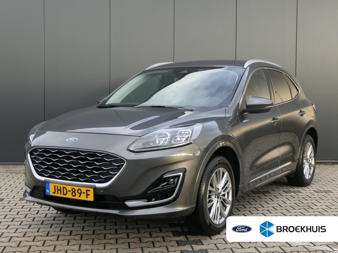 Ford Kuga - 2.5 PHEV Vignale | Leder | Stoelverwarming | Camera | Privacy Glass | Navigatie | Keyless - AutoWereld.nl