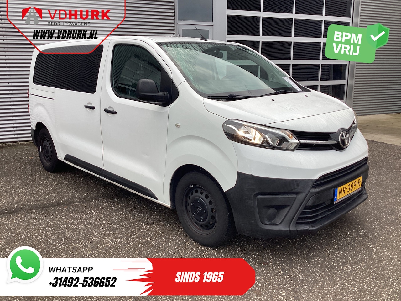 Toyota ProAce Shuttle - 1.6 D-4D Incl. BTW/BPM € 12.975,00 EXPORT Kombi/ Combi/ 9 Pers./ 9P/ Shuttle/ Airco/ Cruis - AutoWereld.nl