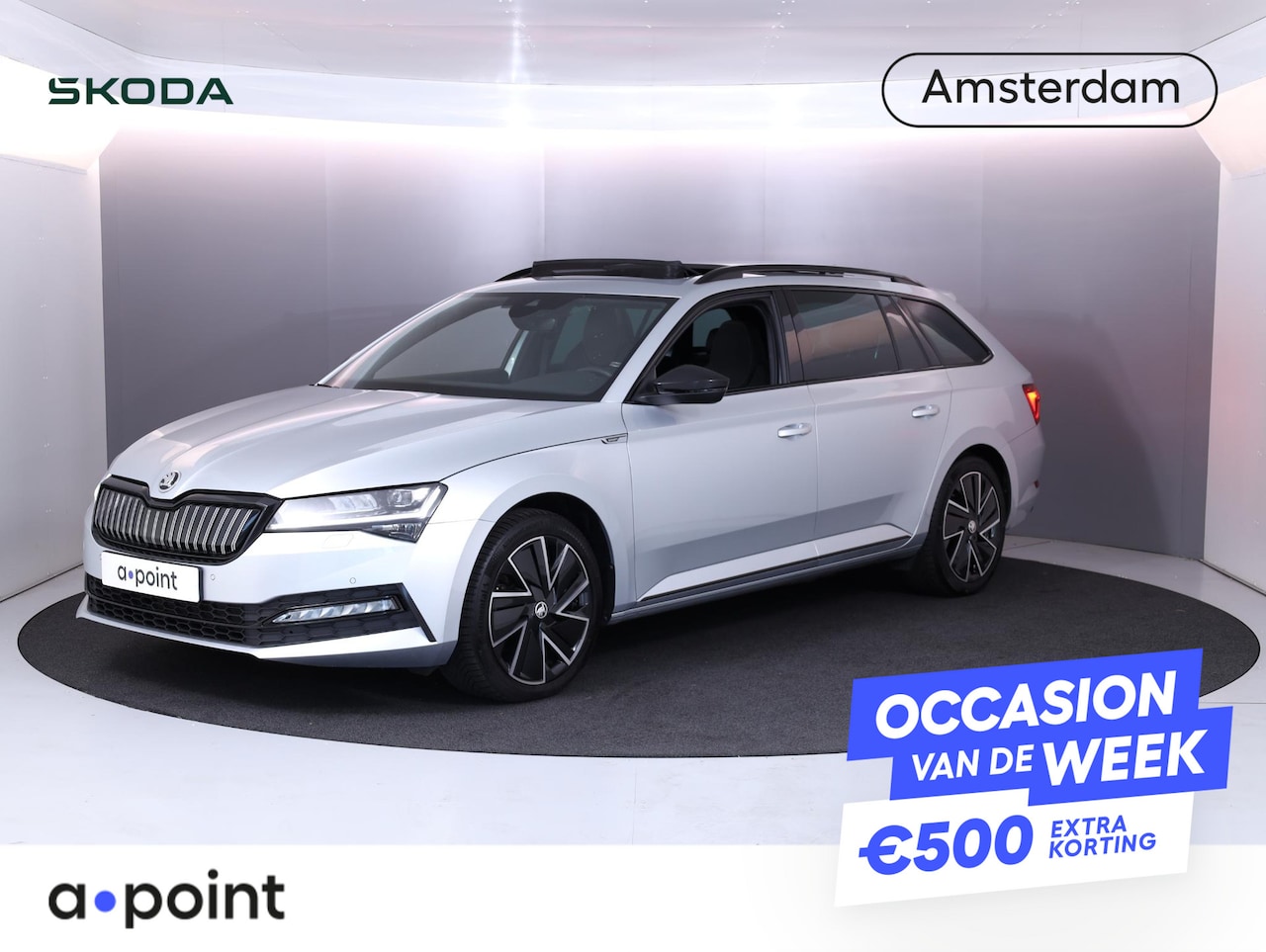 Skoda Superb Combi - 1.4 TSI iV Sportline Business 218 pk | Private lease vanaf 695,-- |Verlengde garantie | Na - AutoWereld.nl