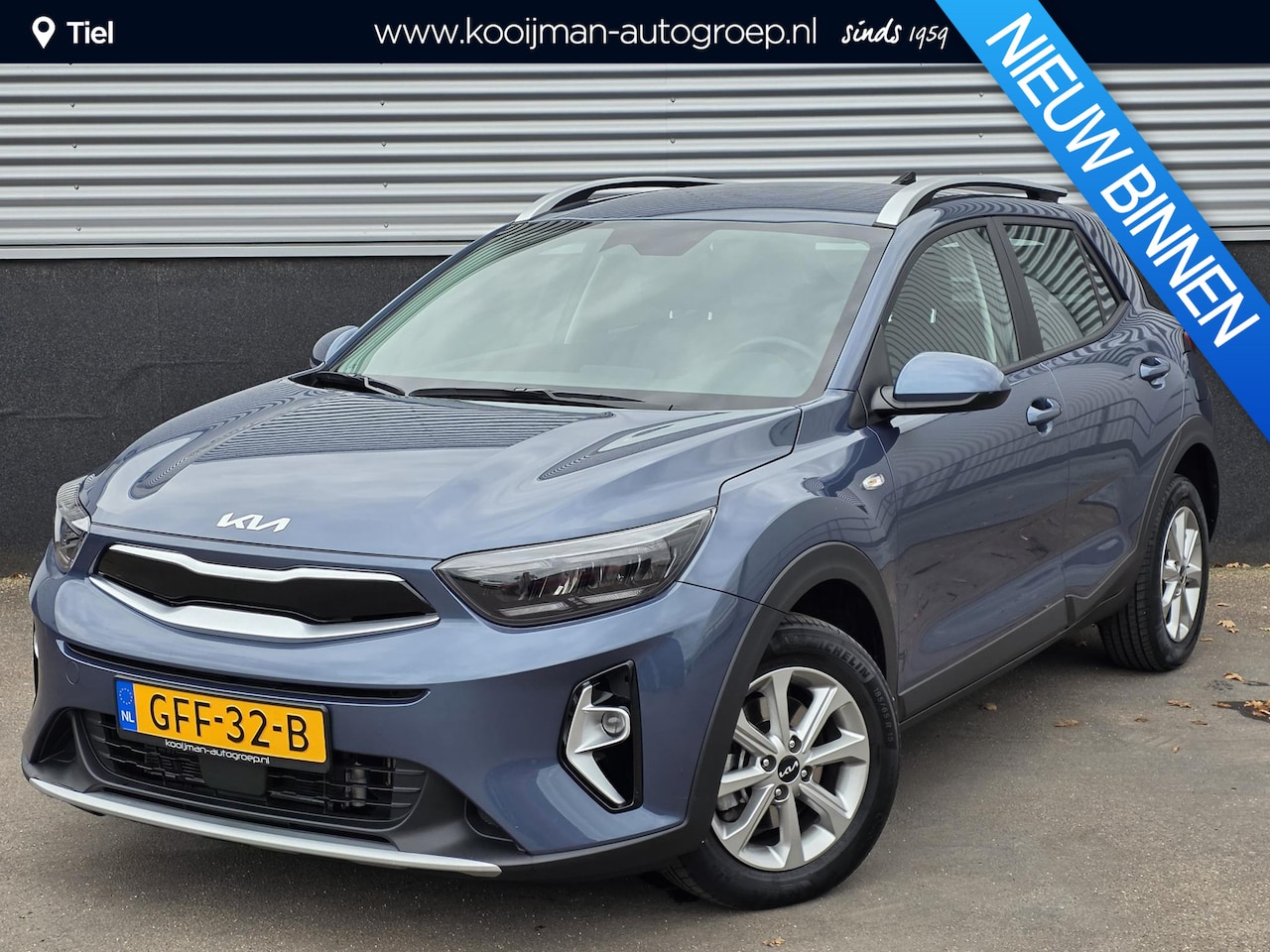 Kia Stonic - 1.0 T-GDi MHEV DynamicLine Navigatie, Apple CarPlay/Android Auto, achteruitrij camera, cru - AutoWereld.nl