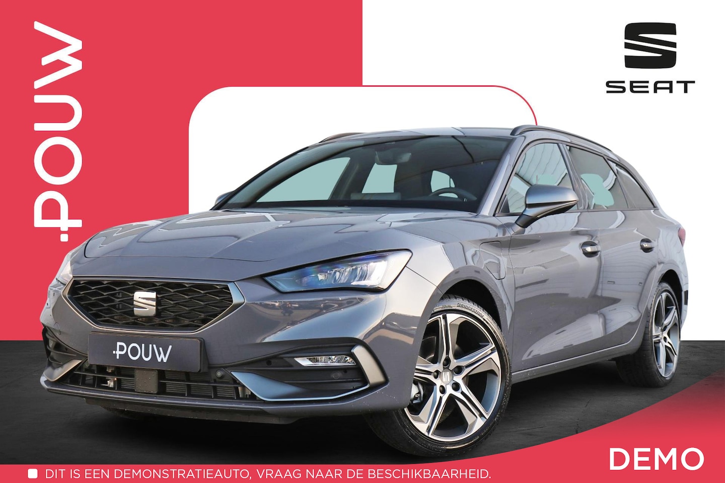 SEAT Leon Sportstourer - 1.5 TSI e-Hybrid 204pk FR First Edition | Trekhaak Wegklapbaar | 18" Velgen - AutoWereld.nl
