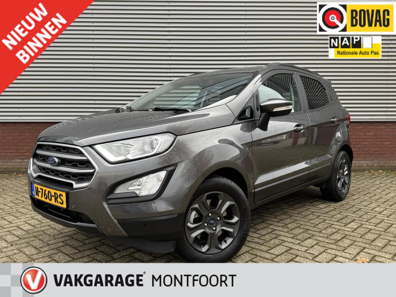 Ford EcoSport - 1.0 EcoBoost Trend Essential|Cruise|Stoel/stuur verwarming|Parkeersensoren V+A|Airco|Navi| - AutoWereld.nl
