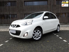 Nissan Micra - 1.2 DIG-S Acenta/5drs/AIRCO/CRUISE/98pkTURBO/lm velgen/inclusief oh beurt en nieuwe APK/wi