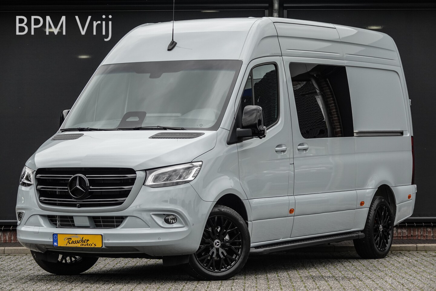 Mercedes-Benz Sprinter - L2H2 319Cdi 190Pk 9G-Tronic | Dubbel Cabine | 5-Persoons | RWD | 2x Schuifdeur | 360° Came - AutoWereld.nl