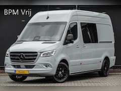 Mercedes-Benz Sprinter - L2H2 319Cdi 190Pk 9G-Tronic | Dubbel Cabine | 5-Persoons | RWD | 2x Schuifdeur | 360° Came