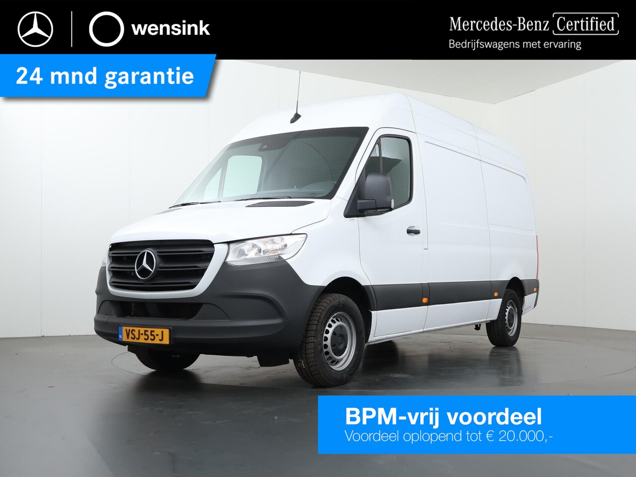 Mercedes-Benz Sprinter - 315 CDI Aut. | L2 H2 | Laadklep | Navigatie | 2-zits | DHollandia Laadklep | Achteruitrijc - AutoWereld.nl