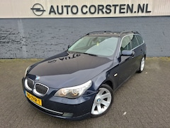 BMW 5-serie Touring - 525i 218PK Automaat Executive Leder + Memory Schuif/kanteldak Navi Ecc Cruise Control Pano