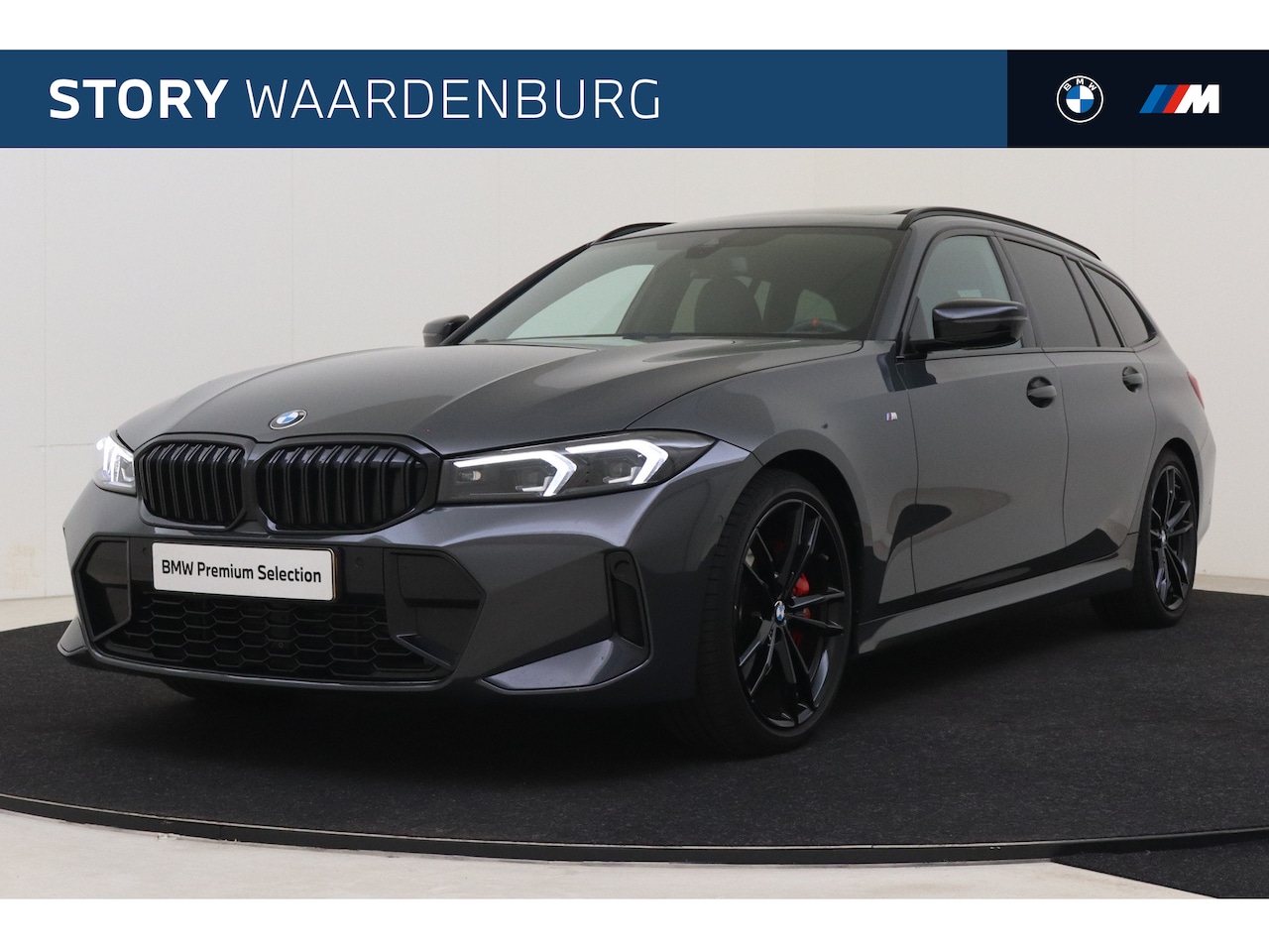 BMW 3-serie Touring - 318i M Sport Automaat / Panoramadak / Sportstoelen / Achteruitrijcamera / Adaptieve LED / - AutoWereld.nl