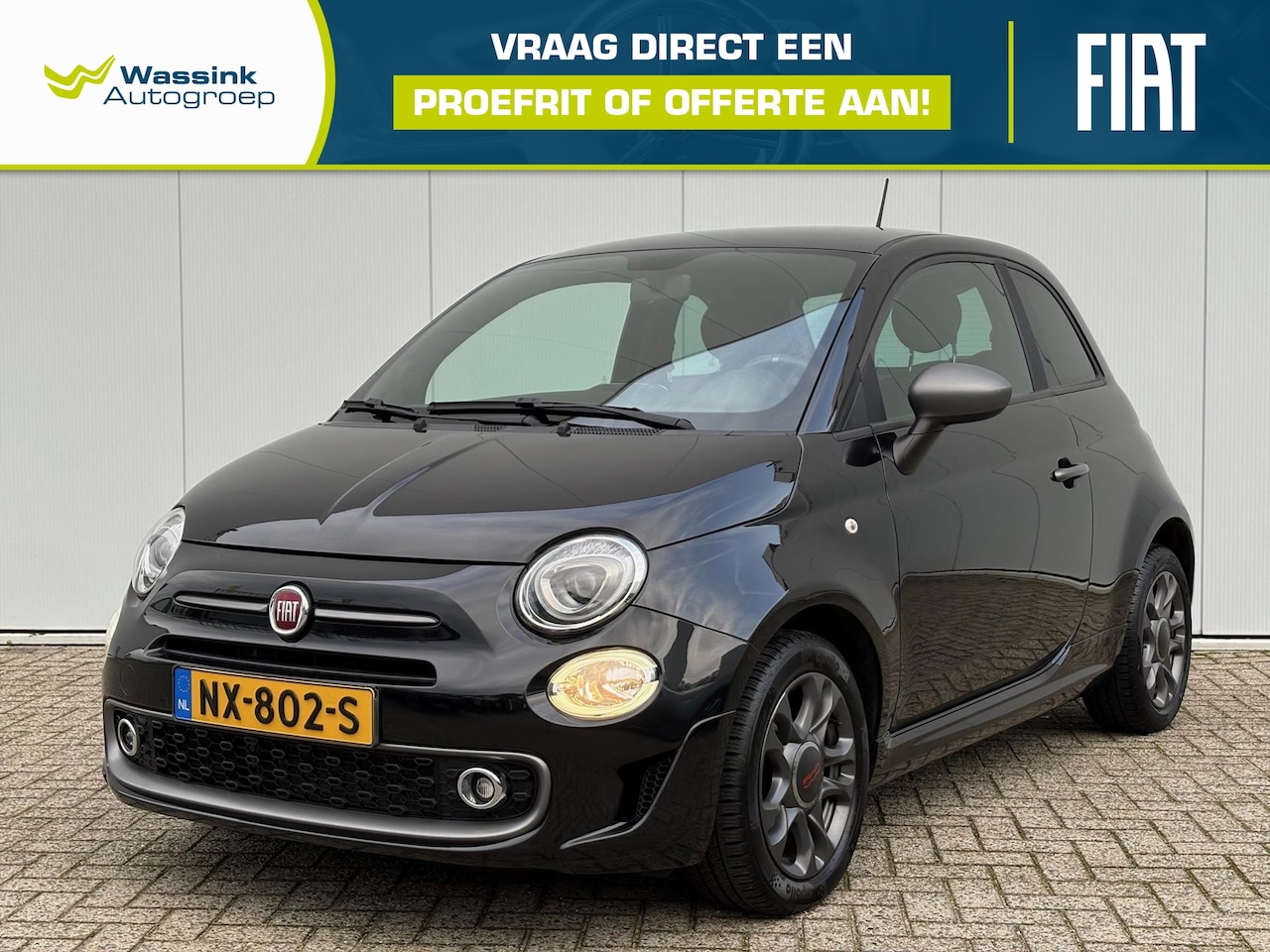 Fiat 500 - 1.2 500S | Cruise Control | Carplay | Navigatie | Airco | City Steering | - AutoWereld.nl