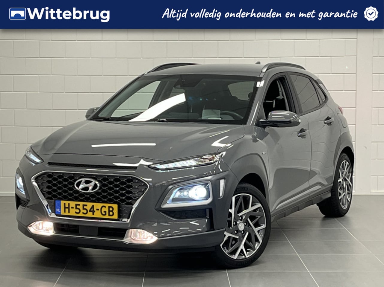 Hyundai Kona - 1.6 GDI HEV Premium VOL OPTIES + TREKHAAK !! - AutoWereld.nl