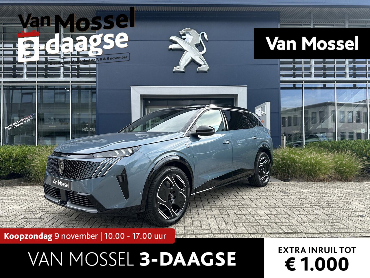 Peugeot e-5008 - GT Avantage 73 kWh l Mistral Executive l 360 Vision l Panoramadak l 7 zits l 7 persoons - AutoWereld.nl