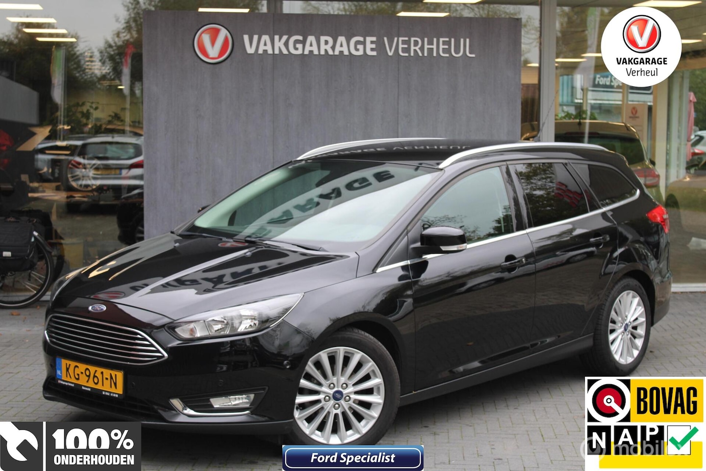 Ford Focus Wagon - 1.0 Titanium|125Pk|Navi|Boekjes|Nap - AutoWereld.nl