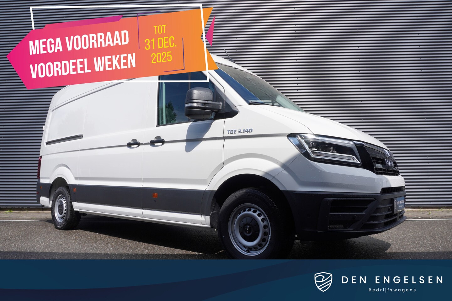 MAN TGE - 3.140 l 2.0 TDI 140PK RWD l L3H3 l Betimmering l LED-koplampen l Parkeercamera l Trekhaak - AutoWereld.nl