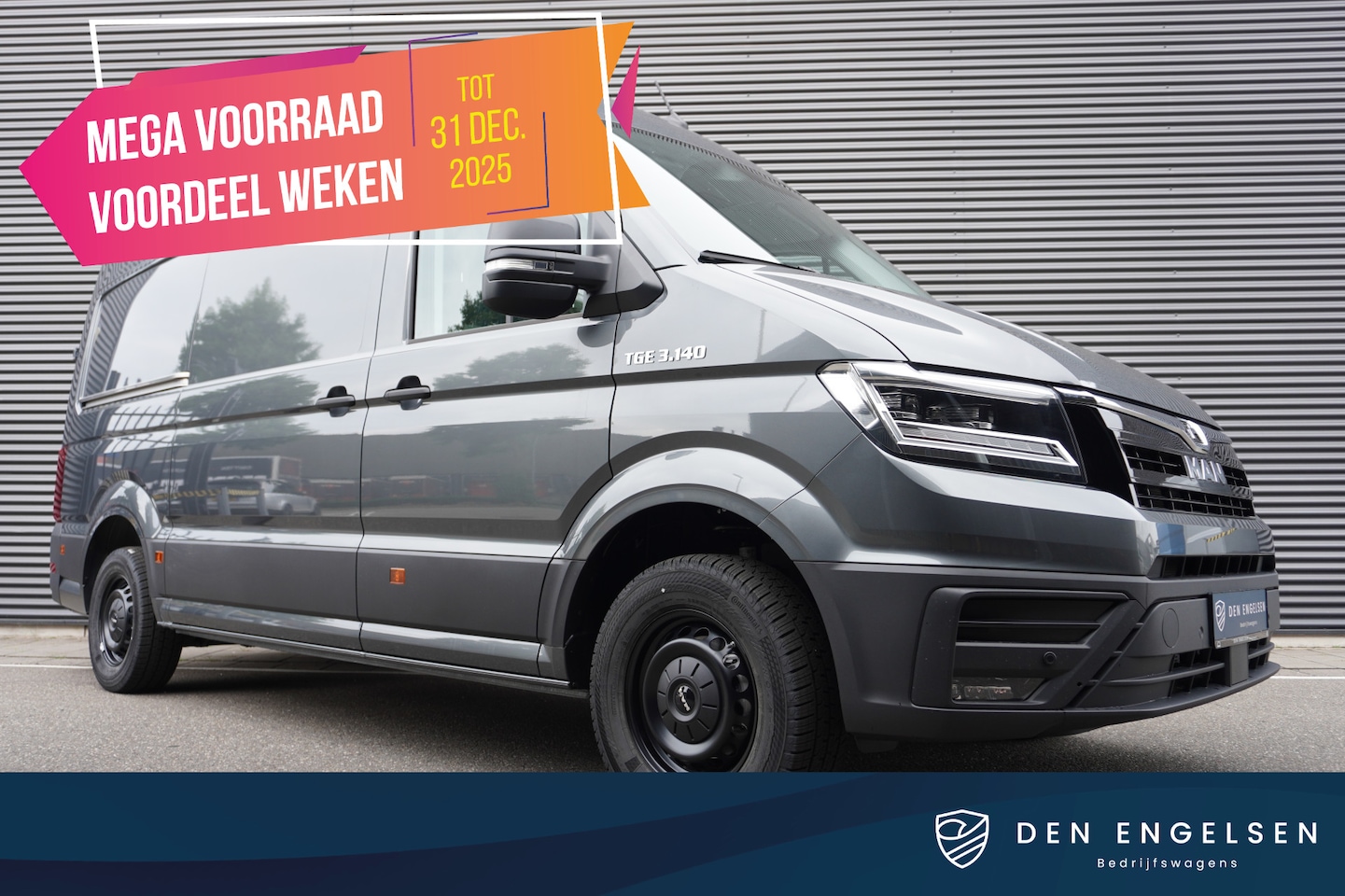 MAN TGE - MAN TGE 3.140 L3H3 Aut FACELIFT Commander BOMVOL! | LED | NAVI | CLIMATRONIC | TREKHAAK | - AutoWereld.nl