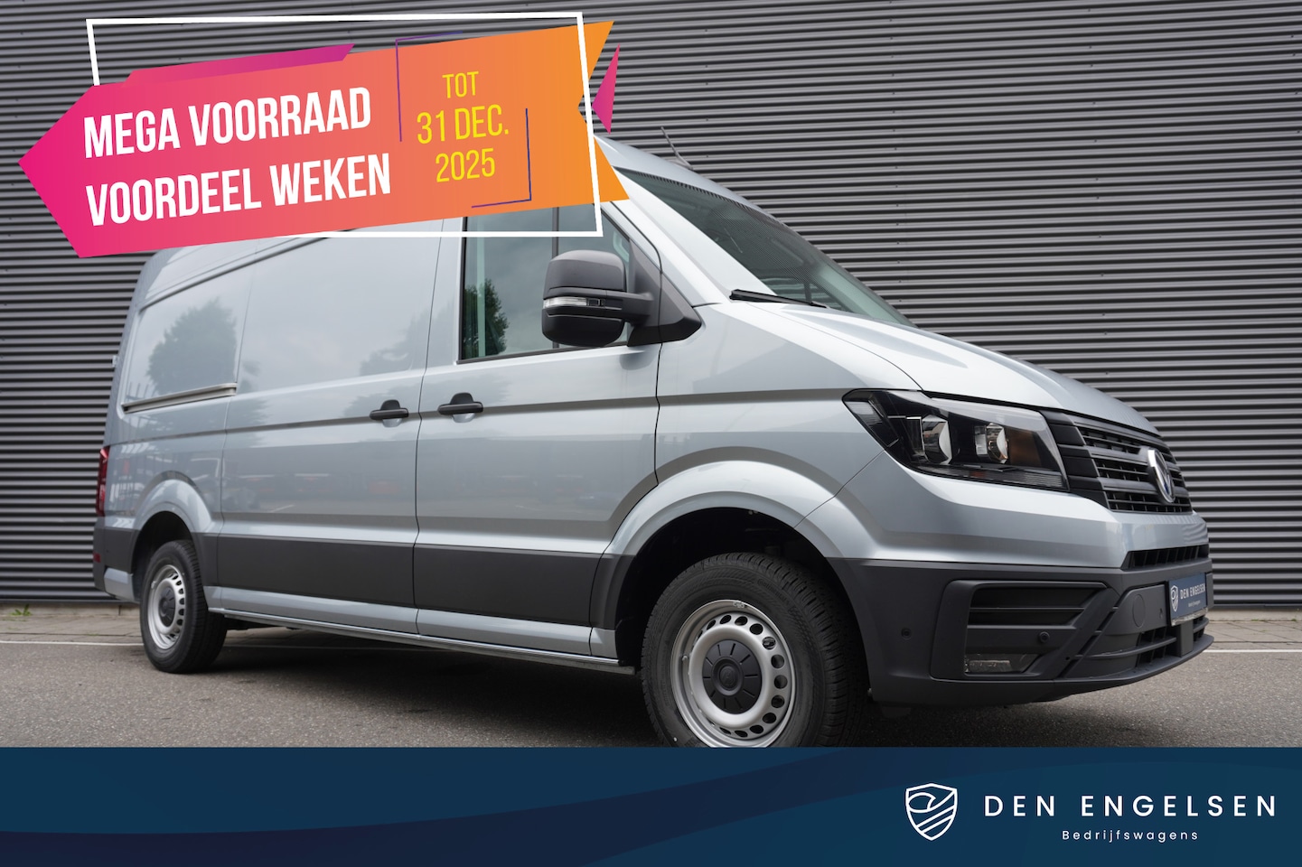 Volkswagen Crafter - 30 2.0 TDI 140PK L3H3 Automaat Highline, Modeljaar 2025, App Connect, Trekhaak - AutoWereld.nl
