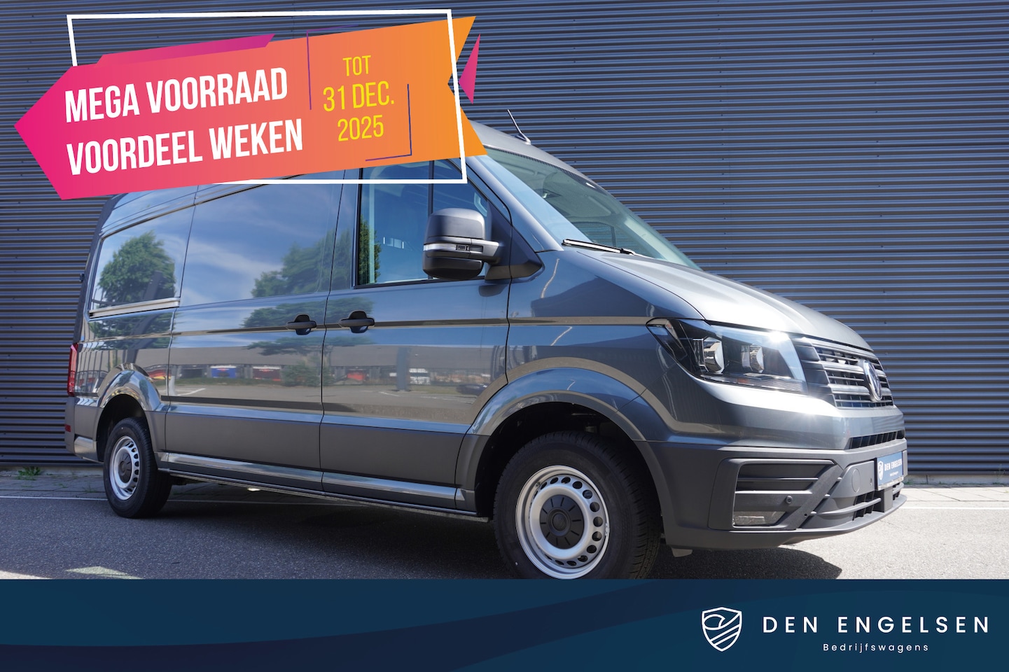 Volkswagen Crafter - 30 2.0 TDI L3H3 Highline 30 2.0 TDI 140PK L3H3 Highline, Modeljaar 2025, Navigatie, Trekhaak - AutoWereld.nl