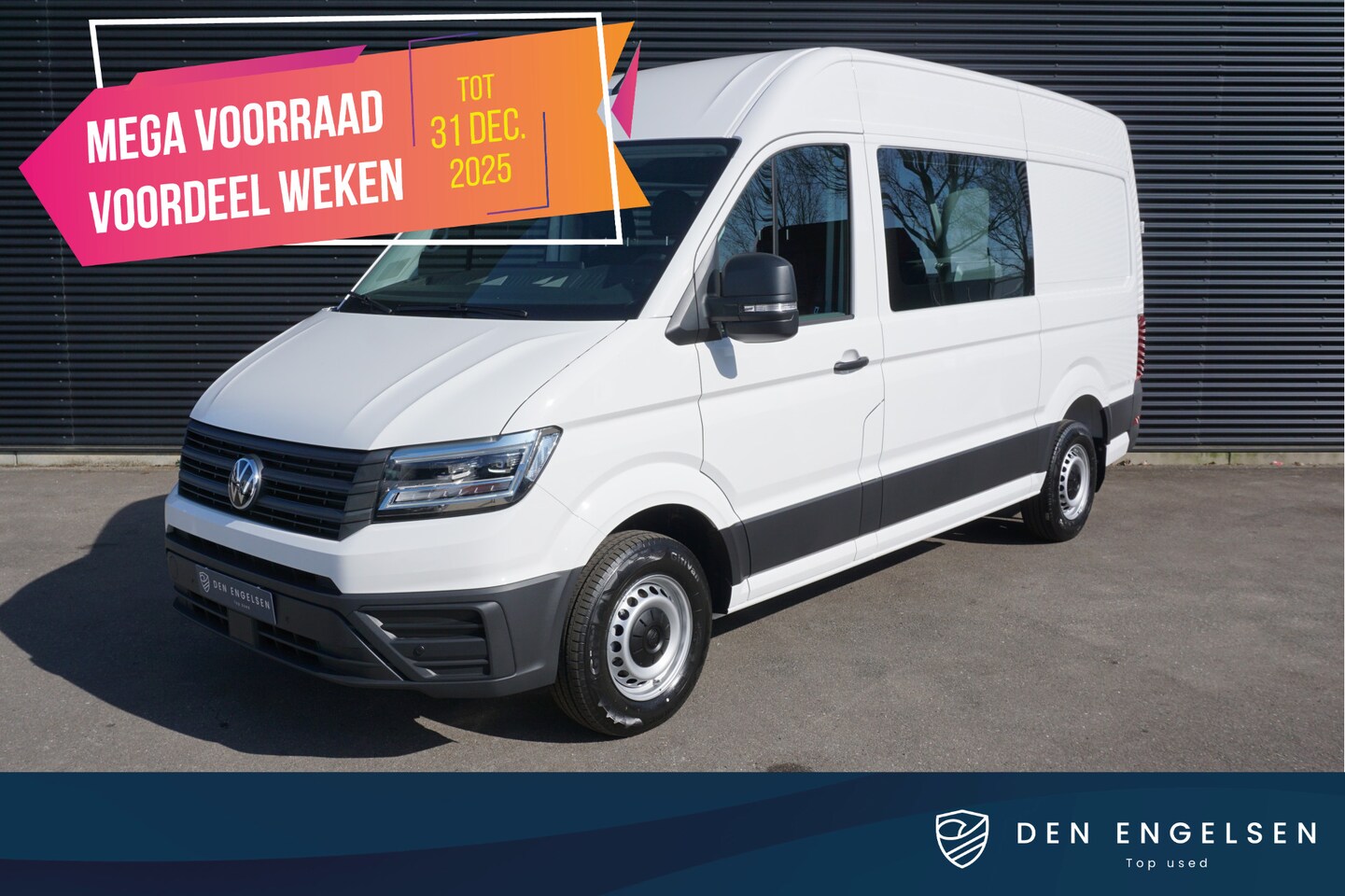 Volkswagen Crafter - 35 | L3H3 | Dubbele cabine | Facelift | LED koplampen | Camera | Cruise | PDC - AutoWereld.nl