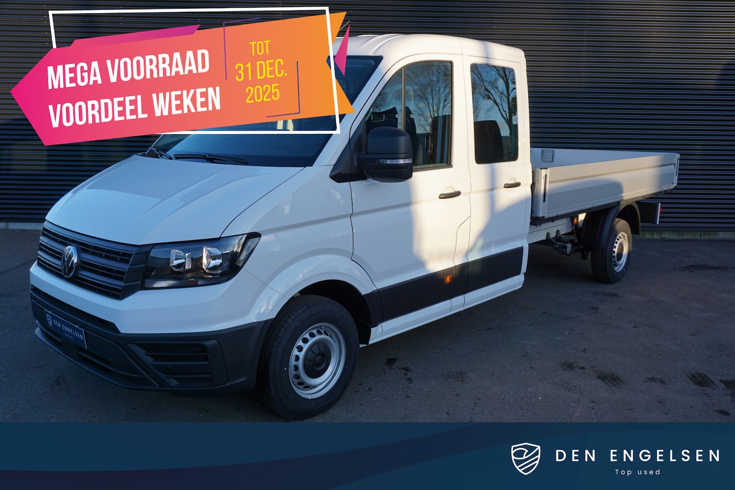 Volkswagen Crafter - 35 | L4 | Pick-Up DC | App-Connect | Cruise | PDC | Trekhaak - AutoWereld.nl